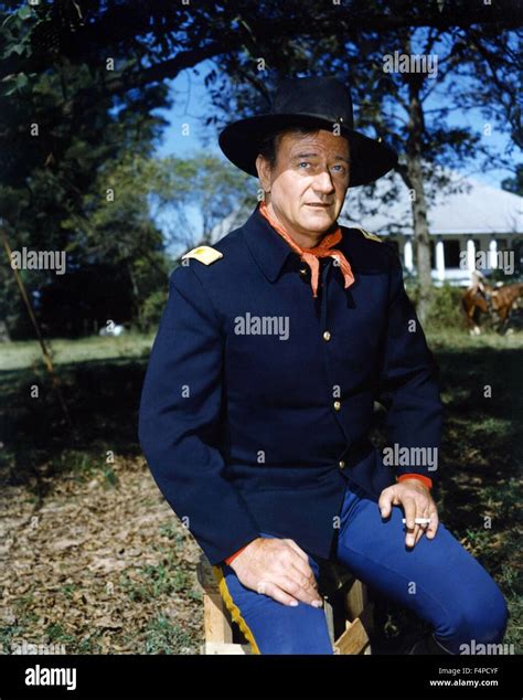 John Wayne / The Horse Soldiers / 1959 directed by John Ford Stock ...