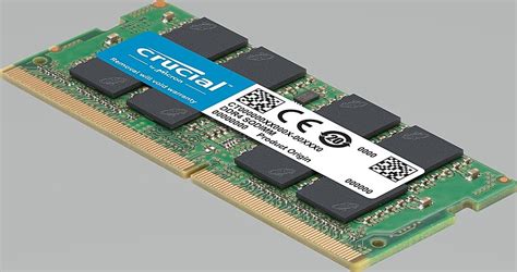 Crucial 64GB Kit (2x32GB) DDR4 3200MHz C22 SODIMM Laptop Memory Kit ...
