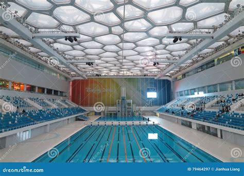 The Swimming Pool of Water Cube in Beijing, China Editorial Photography ...