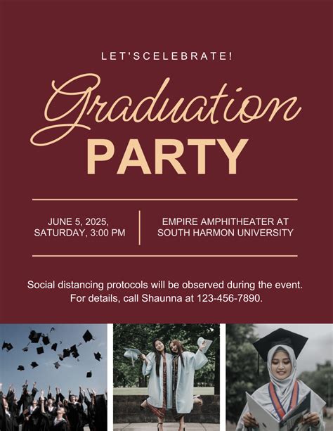 Image result for Graduation Flyer Sample