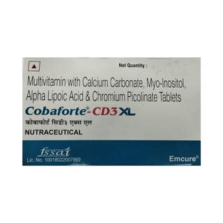 Buy Cobaforte Cd3 Xl Strip Of 10 Tablets Online & Save Up to 24% at ...