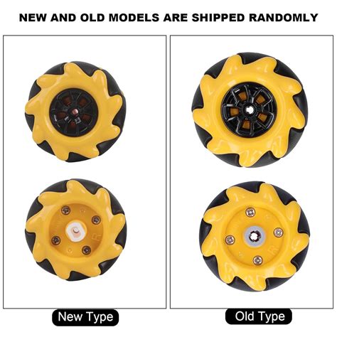 48mm-K 48x25mm Mecanum Omni-Directional Wheel for TT Motors (Set of 4p