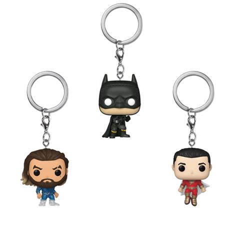Pop! DC Superheroes Keychain set