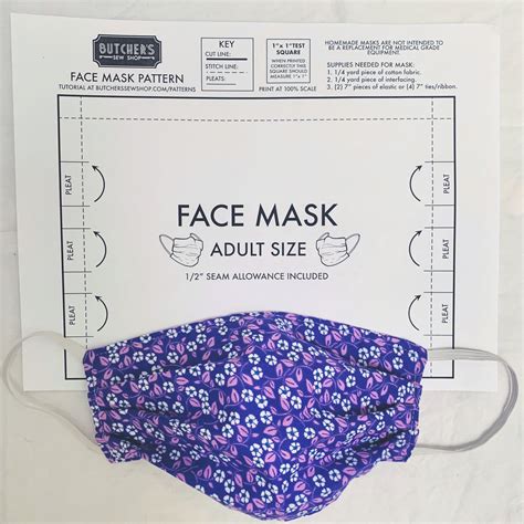 Image result for Sew Mask Pattern