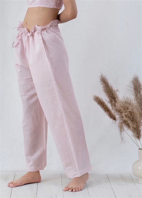 Paperbag Linen Pyjama Pants – Jamies