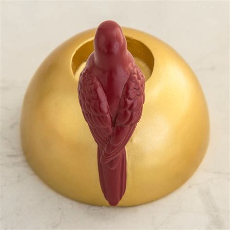 Buy Majestic Solid Multicolour Polyresin Candle Holder with Bird Accent ...