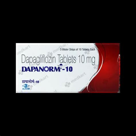 DAPANORM 10MG TABLET 10'S Price, Uses, Side Effects & Substitutes | Medkart