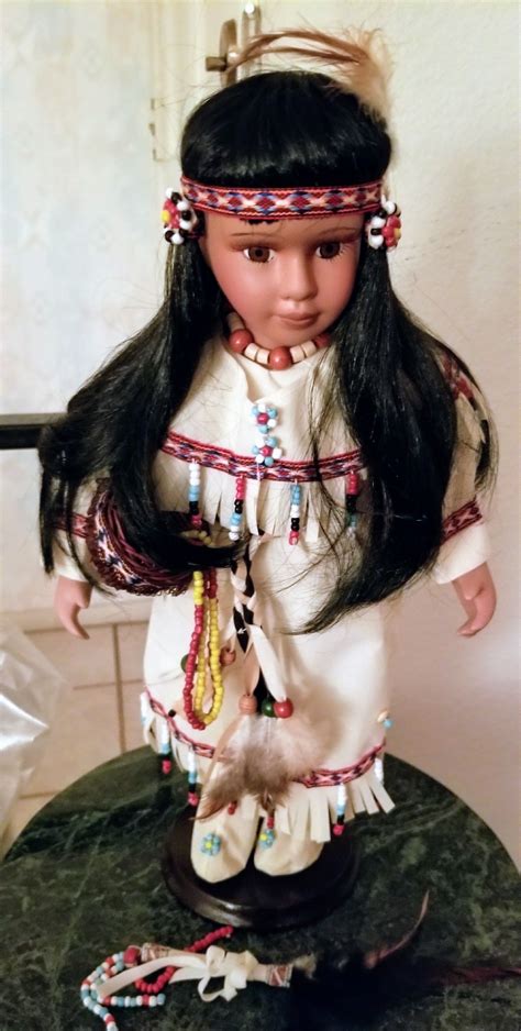 Heritage Signature Collection Native American Porcelain Doll 4 from a ...