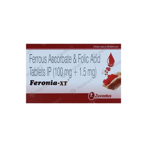 FERONIA XT TABLET 10'S, Price, Composition & Generic Alternatives - Medkart