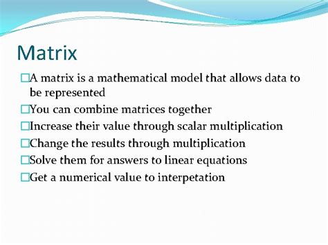 Mathematical Matrix 的图像结果