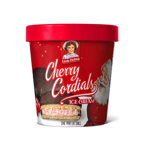 Little Debbie Cherry Cordials Ice Cream (1 pt) Delivery or Pickup Near ...
