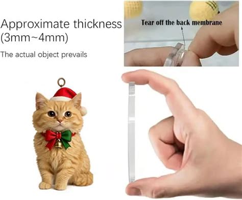 Christmas Advent Calendar 2025 Countdown Acrylic Cute Cat Kitten ...