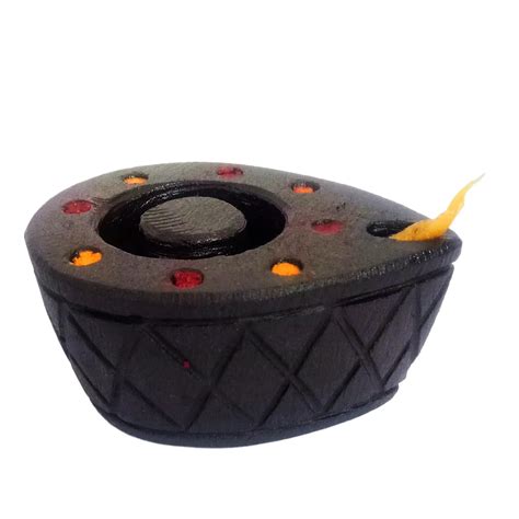 Buy RARE OCEANS Decorative Diya/Agal vilaku/Oil lamp Medium Size Heavy ...