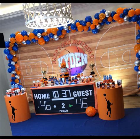 Basketball Birthday Decoration Ideas Basketball Baby Shower | Fun365