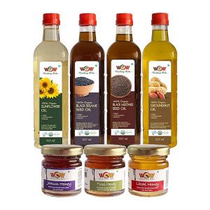 OfferTag: WOW Cooking Oils Certified Organic Cold Pressed Mustard Oil ...