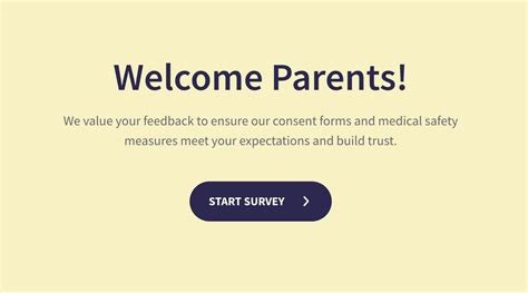 Parental Consent & Medical Safety Survey Template