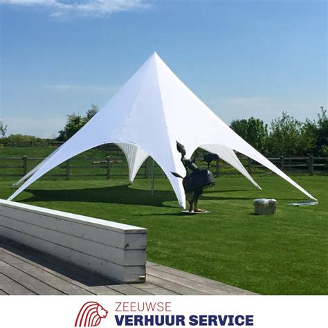 Startent wit 14 meter diameter - Zeeuwse Verhuurservice
