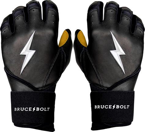 BRUCE BOLT Original Series Long Cuff Batting Gloves - Multiple Colors ...