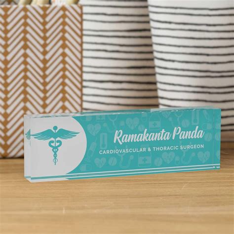 Executive Desk Name Plate for Doctors – Housenama