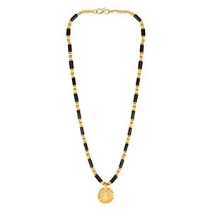 Buy MEENAZ 2 Vati Wati Mangalsutra For Women Girls Temple South Indian ...