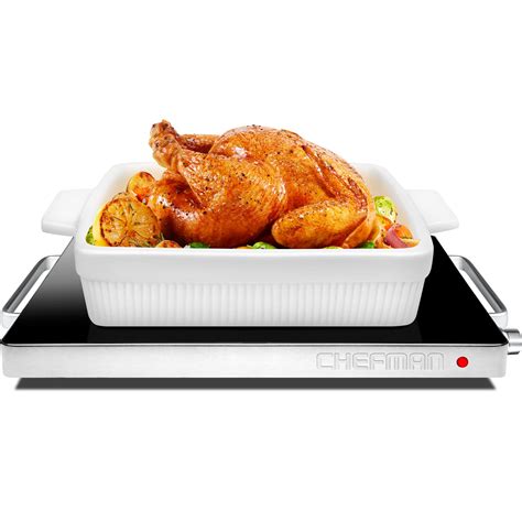 Chefman CHEFMAN COMPACT GLASSTOP WARMING TRAY