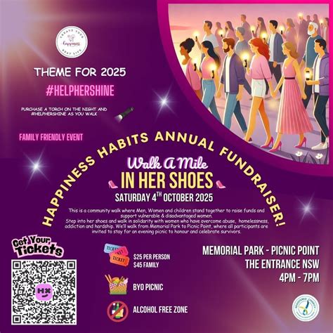 Walk A Mile In Her Shoes , The Entrance Memorial Park, Bateau Bay, 4 ...