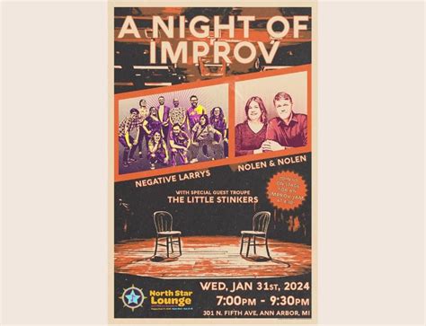 A Night of Improv with Nolen & Nolen, Negative Larrys, & The Little ...