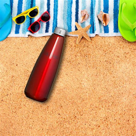 Stainless Steel Fridge Bottle - Red – Atlasware India