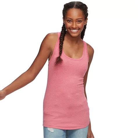 Juniors' SO® Ribbed Racerback Tank