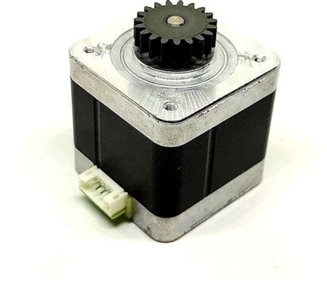 INVENTO 5pcs Nema 17 4.2 Kg cm Bipolar Stepper Motor with 19 teeth Gear ...