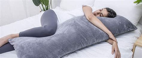 Sleepsia Body Cuddle Sleeping Pillow | Breathable Full Body Support ...