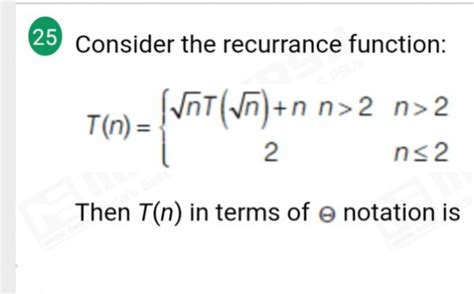 Algorithms: MadeEasy Test Series: Algorithms - Asymptotic Notations