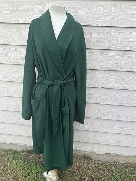 Vanity Fair Men's Robe Large For Him Velour Robe Vint… - Gem