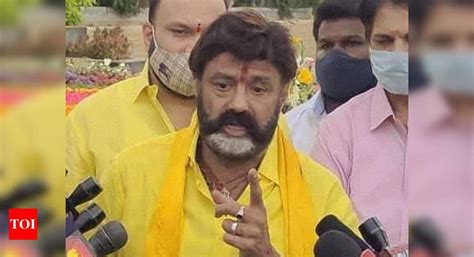 Balakrishna pays tribute to his father NT Rama Rao at NTR Ghat on his ...