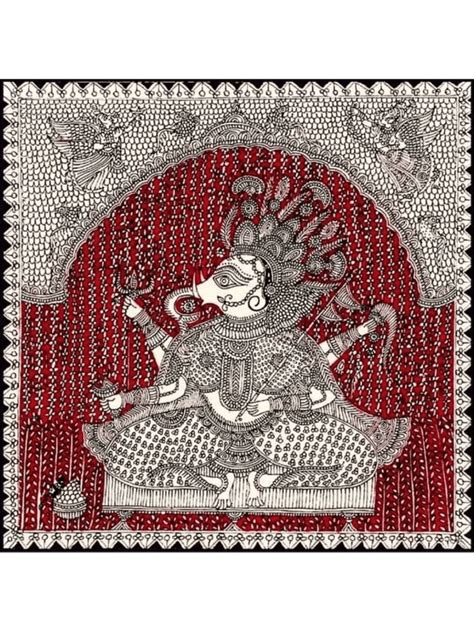 Lord Ganesha : Mata ni Pachedi Painting | Memeraki.com | for Sale