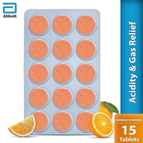 Digene Orange - Strip of 15 Tablets : Amazon.in: Health & Personal Care