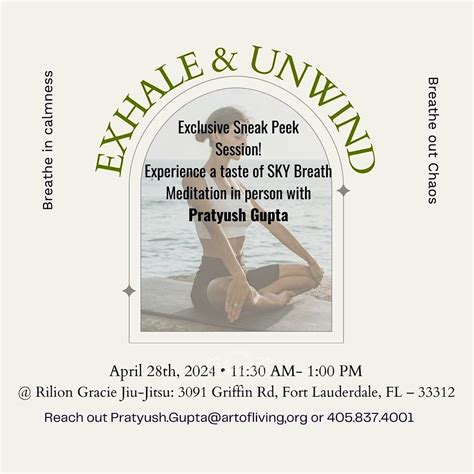 Awaken Inner Calm: SKY Breath Meditation Introduction, Rilion Gracie ...