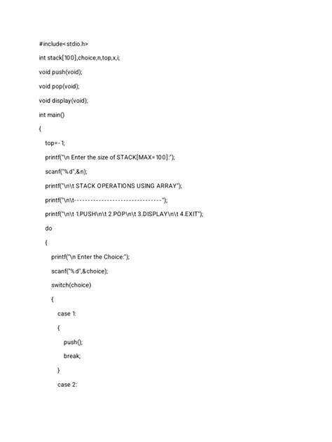 Basic Stack Program 的图像结果