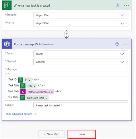 Image result for Power Automate Create Planner Task Based On Form Submittal