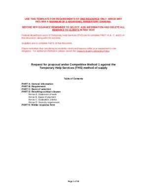 USE THIS TEMPLATE FOR REQUIREMENTS OF ONE RESOURCE ONLY, WHICH MAY ...