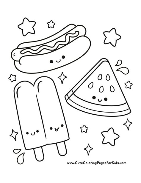 Summer Coloring Pages (10 Free Printable PDF Downloads) - Cute Coloring Pages For Kids
