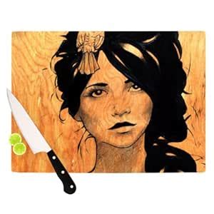 Buy Kess InHouse BG2003ACB01 Brittany Guarino "Blue Bra" Cutting Board ...