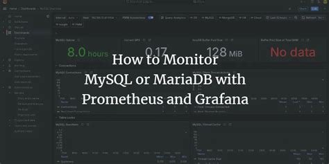 How to Connect MySQL DB to Prometheus 的图像结果