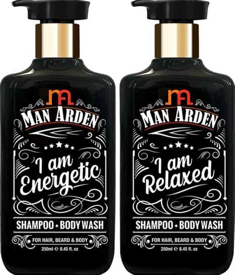 Buy MAN ARDEN SHAMPOO + BODY WASH COMBO - ENERGETIC + RELAXED 250ML ...