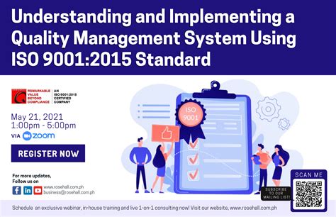 Understanding and Implementing Quality Management System using ISO 9001 ...