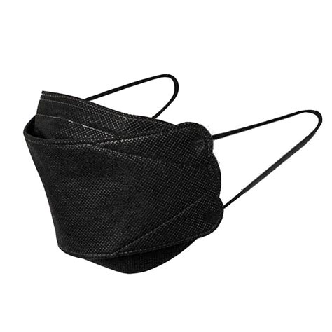 [10 Pack] Black Disposable KF94 Face Masks, Individual Pack, made in ...