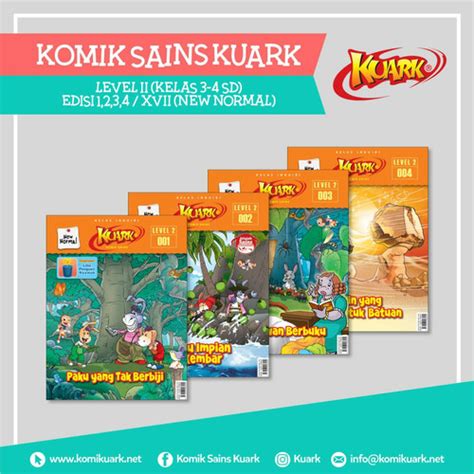 Jual Komik Kuark ed 1-4 level 2 kelas 3-4 SD - Kota Bogor - KUARK_SAINS ...