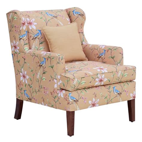 Floral Upholstery Sofa - Single Seater Armchair - From Shekhawati