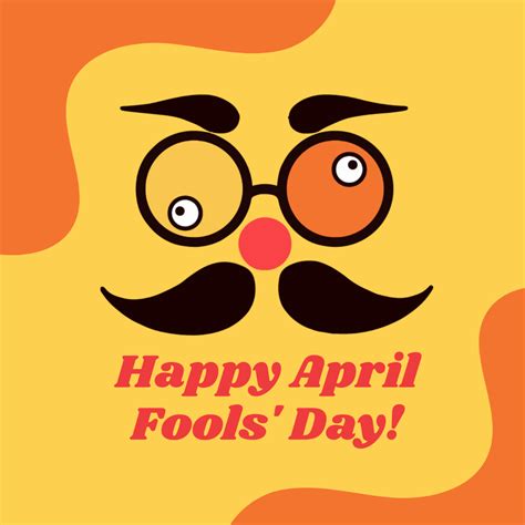 Free Happy April Fools' Day Vector Template to Edit Online