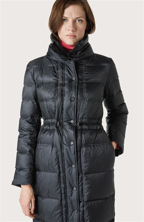 Buttoned long quilted jacket - Col. Black | Seventy®